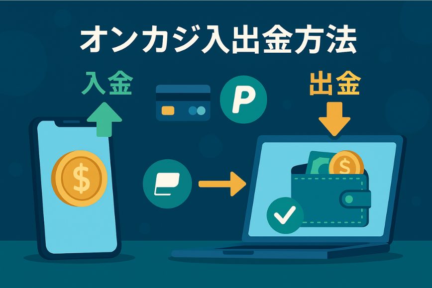 オンカジ入出金方法