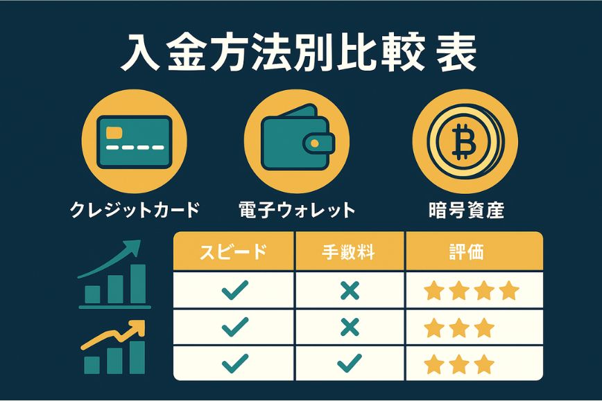 入金方法別比較表